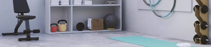 how much space do you need for home gym?